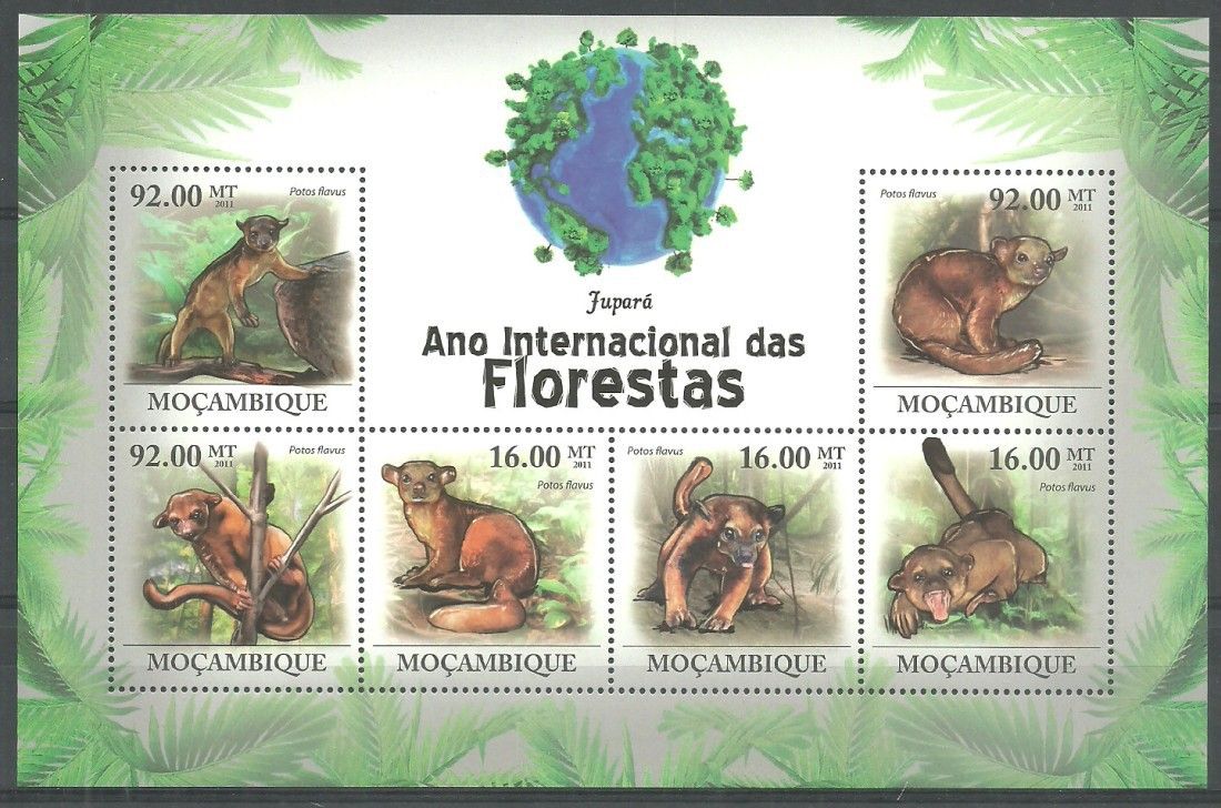 Znaczek Mozambik 2011 Mi ark 4433-4438 Czyste **