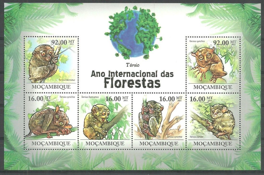 Znaczek Mozambik 2011 Mi ark 4439-4444 Czyste **
