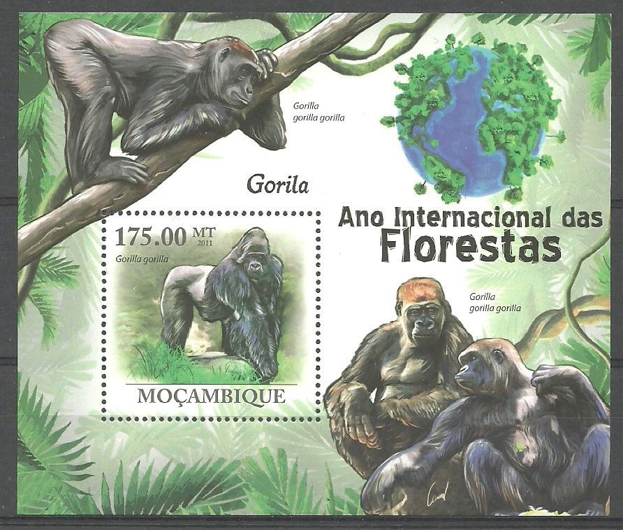 Znaczek Mozambik 2011 Mi bl 432 Czyste **