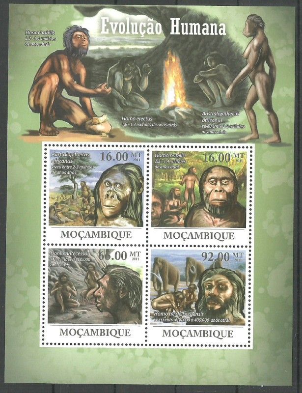 Znaczek Mozambik 2011 Mi ark 4469-4472 Czyste **