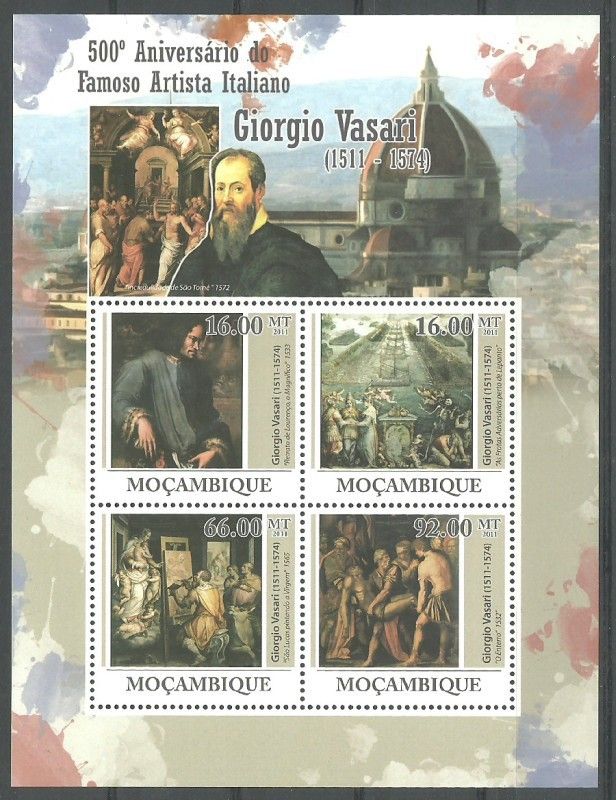 Znaczek Mozambik 2011 Mi ark 4474-4477 Czyste **