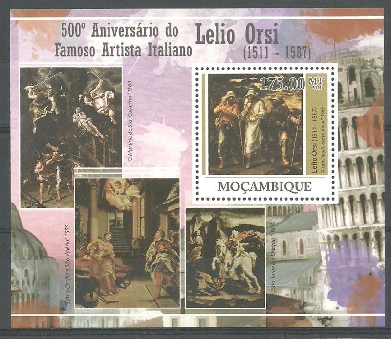 Znaczek Mozambik 2011 Mi bl 434 Czyste **