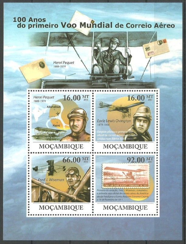 Znaczek Mozambik 2011 Mi ark 4499-4502 Czyste **