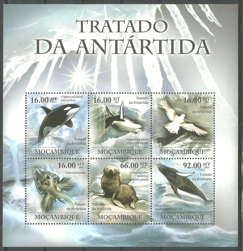 Znaczek Mozambik 2011 Mi ark 4591-4596 Czyste **
