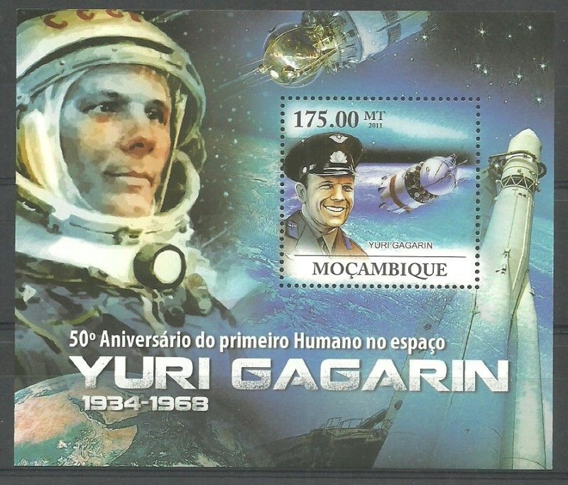 Znaczek Mozambik 2011 Mi bl 456 Czyste **