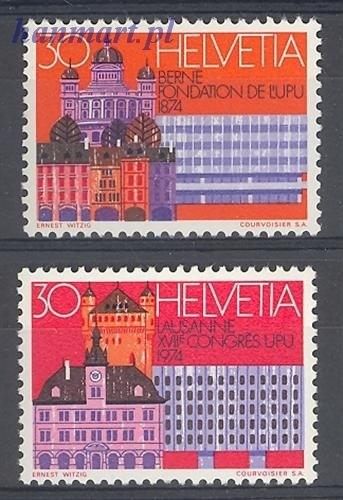 Znaczek Szwajcaria 1974 Mi 1027-1028 Czyste **