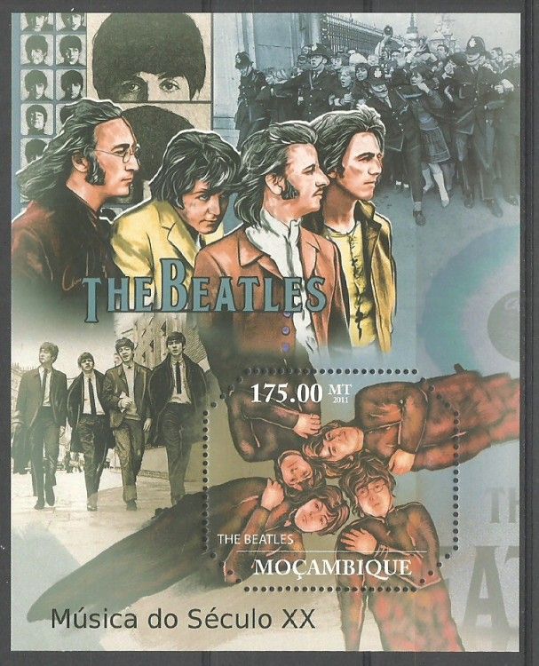 Znaczek Mozambik 2011 Mi bl 487 Czyste **