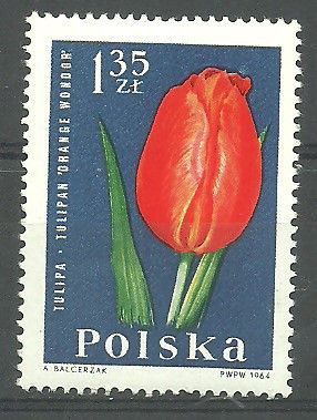 Znaczek Polska 1964 Mi 1547 Fi 1398 Czyste **