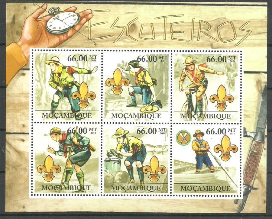 Znaczek Mozambik 2011 Mi ark 5274-5279 Czyste **