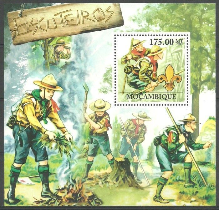 Znaczek Mozambik 2011 Mi bl 557 Czyste **