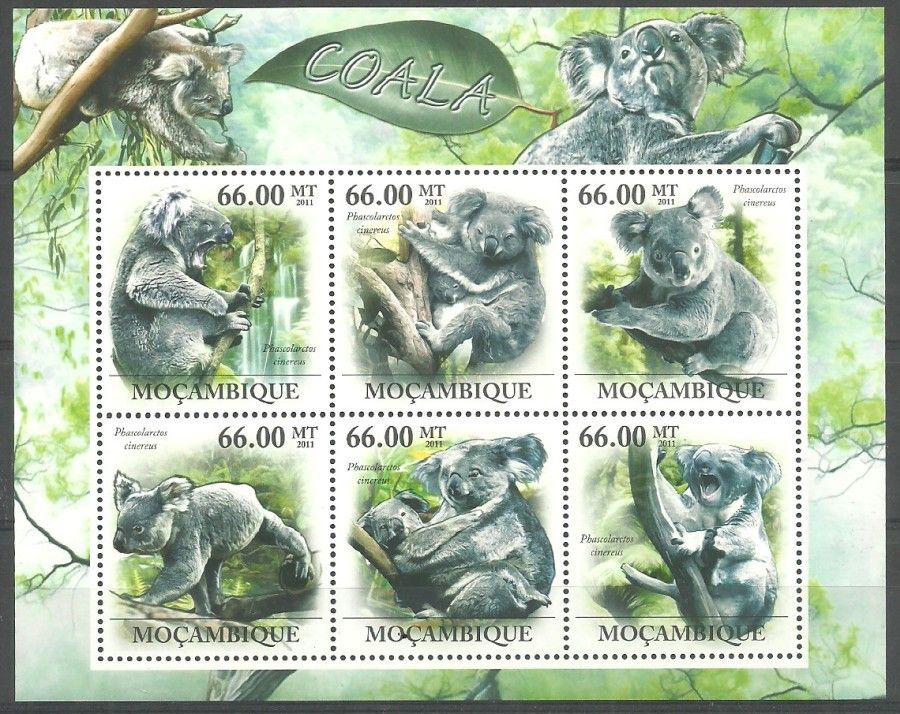 Znaczek Mozambik 2011 Mi ark 5358-5363 Czyste **