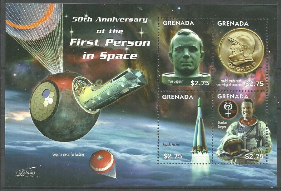 Znaczek Grenada 2011 Mi ark 6365-6368 Czyste **