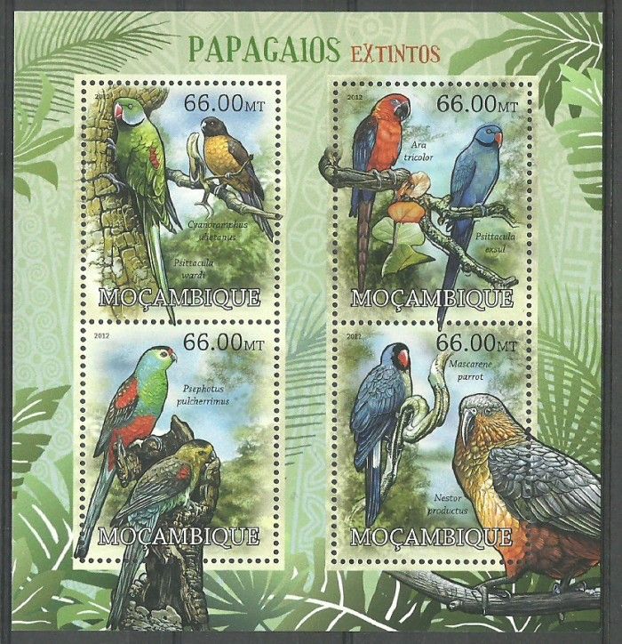 Znaczek Mozambik 2012 Mi ark 5846-5849 Czyste **