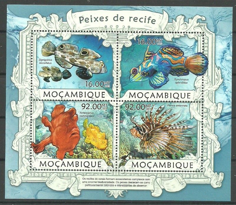 Znaczek Mozambik 2013 Mi ark 6289-6292 Czyste **