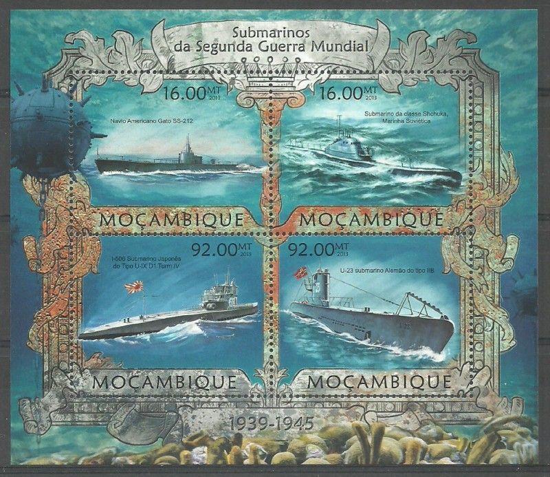 Znaczek Mozambik 2013 Mi ark 6314-6317 Czyste **
