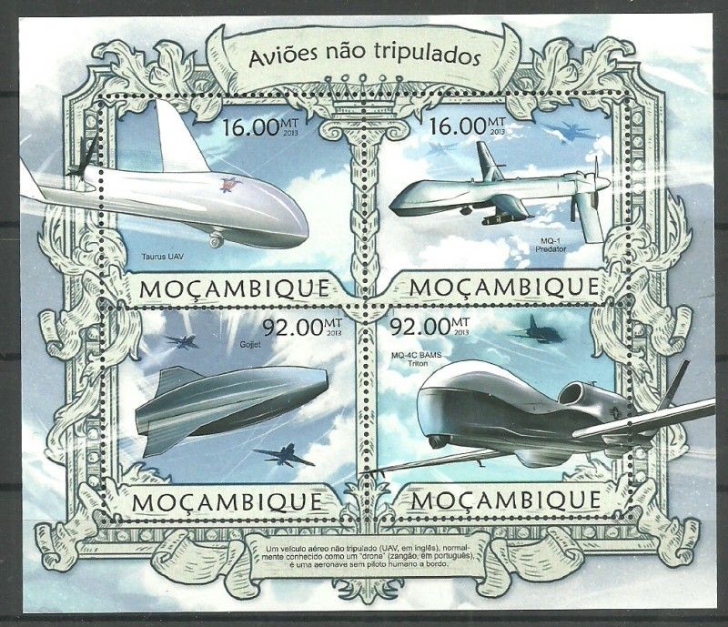 Znaczek Mozambik 2013 Mi ark 6339-6342 Czyste **