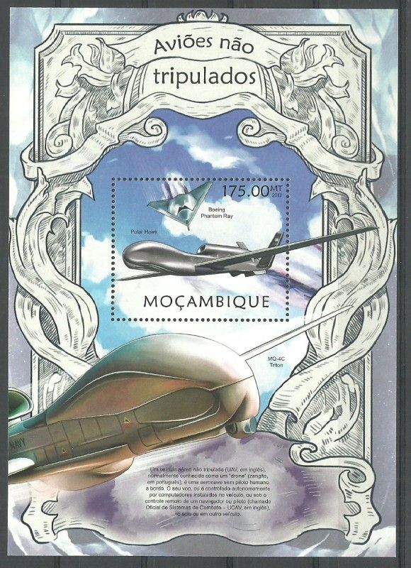 Znaczek Mozambik 2013 Mi bl 719 Czyste **