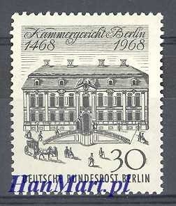 Znaczek Berlin Niemcy 1968 Mi 320 Czyste **