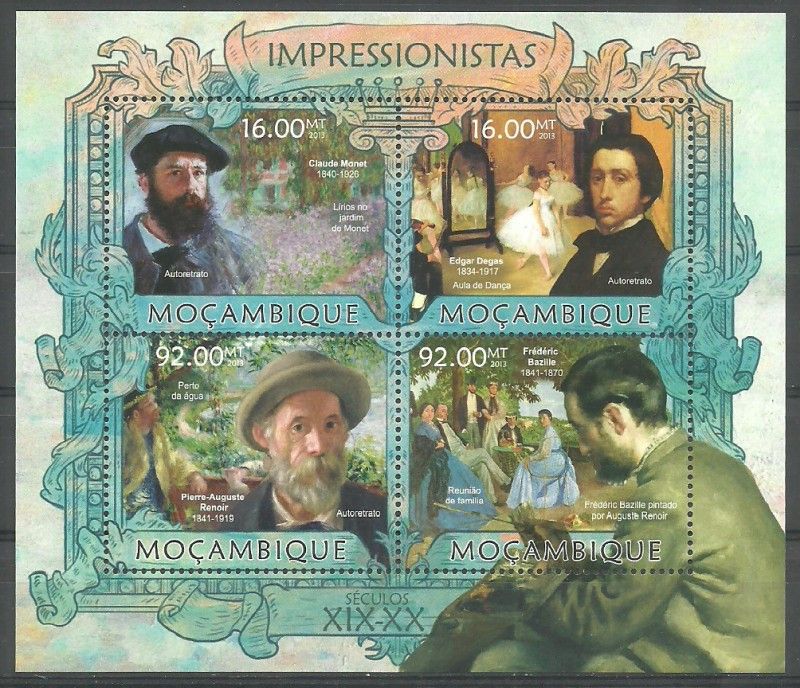 Znaczek Mozambik 2013 Mi ark 6374-6377 Czyste **
