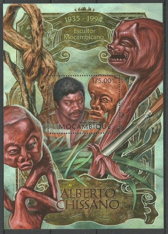 Znaczek Mozambik 2013 Mi bl 728 Czyste **