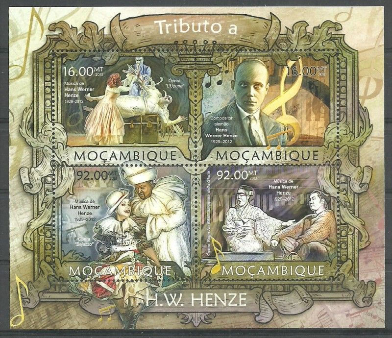 Znaczek Mozambik 2013 Mi ark 6404-6407 Czyste **