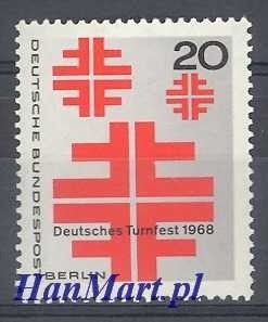 Znaczek Berlin Niemcy 1968 Mi 321 Czyste **