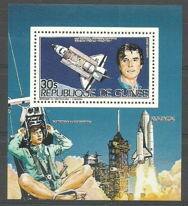 Znaczek Gwinea 1985 Mi bl 149 Czyste **