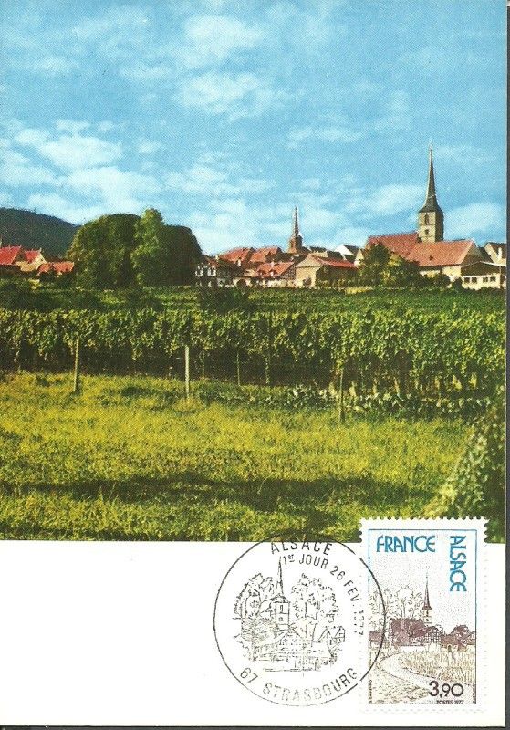 Znaczek Francja 1977 Mi 2015 Karta Max