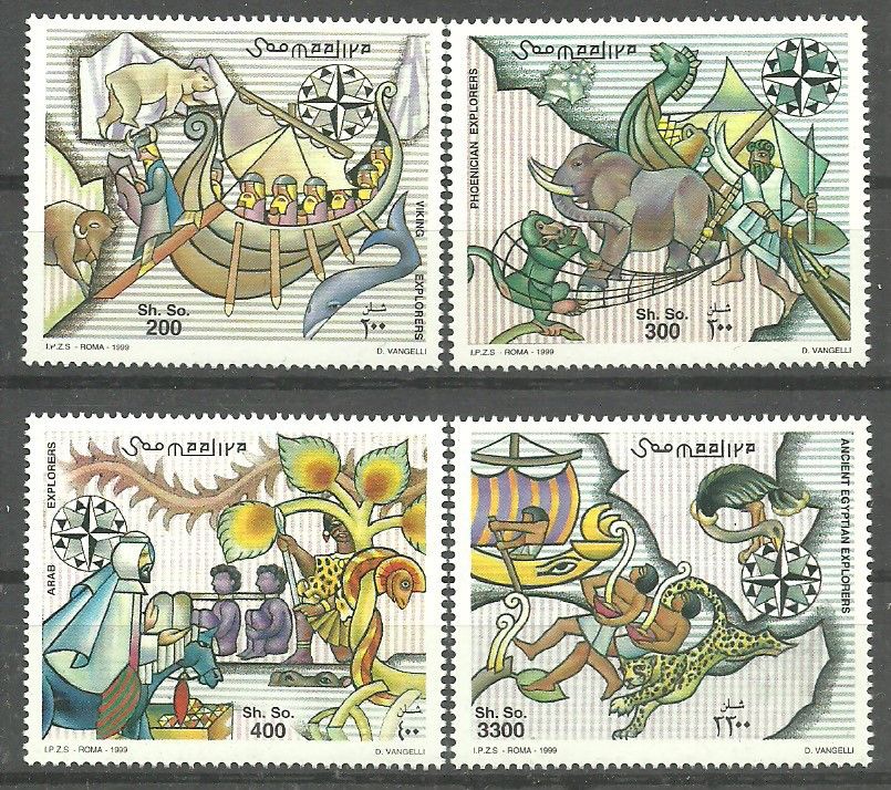 Znaczek Somalia 1999 Mi 770-773 Czyste **