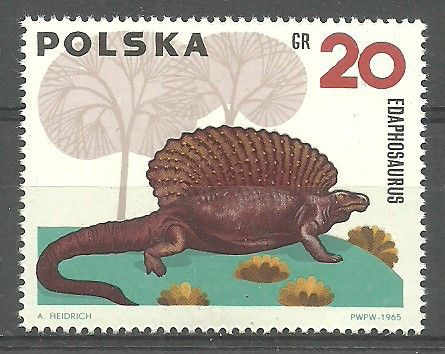Znaczek Polska 1965 Mi 1570 Fi 1421 Czyste **