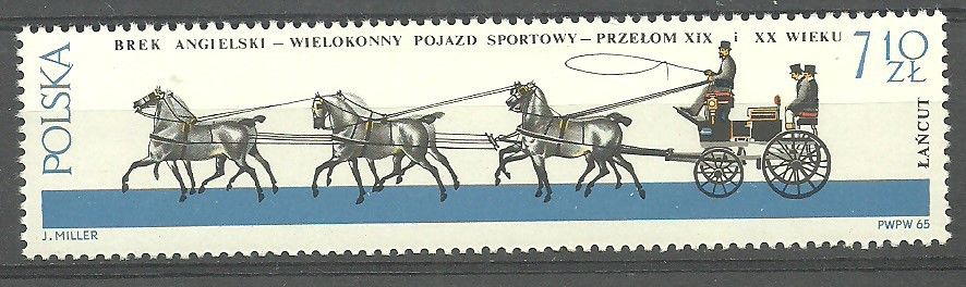 Znaczek Polska 1965 Mi 1652 Fi 1503 Czyste **