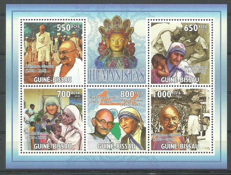Znaczek Gwinea Bissau 2010 Mi ark 4822-4826 Czyste **