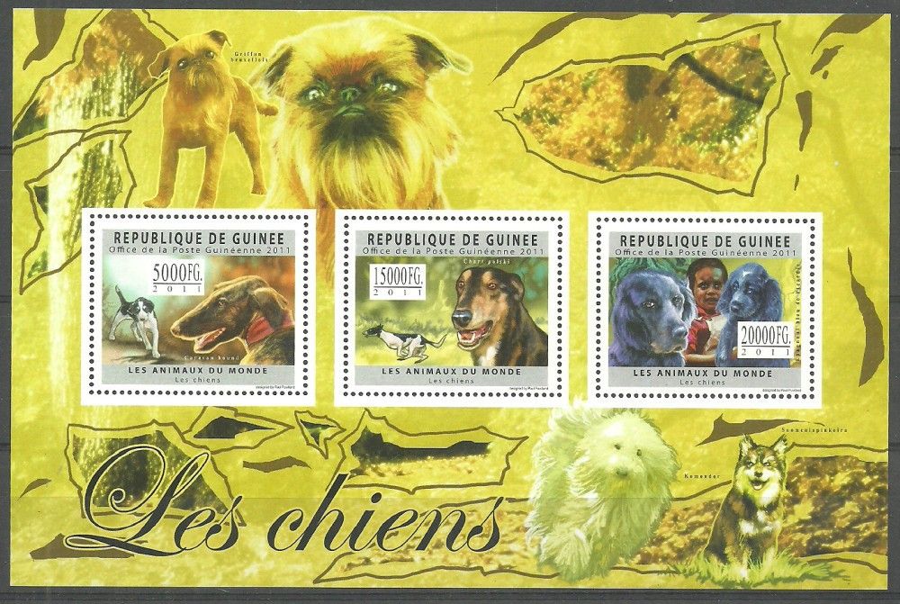 Znaczek Gwinea 2011 Mi ark 8909-8911 Czyste **
