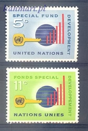 Znaczek Narody Zjednoczone Nowy Jork 1965 Mi 148-149 Czyste **