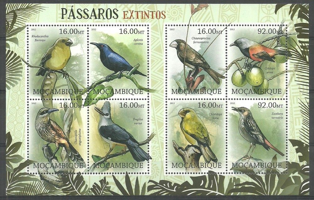 Znaczek Mozambik 2012 Mi ark 5710-5717 Czyste **