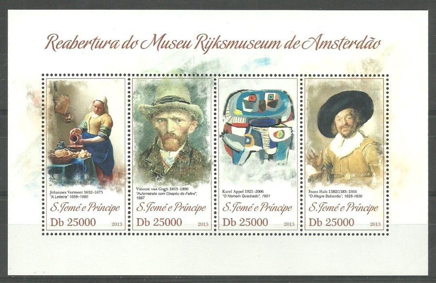 Znaczek Wyspy Św. Tomasza i Książęca 2013 Mi ark 5236-5239 Czyste **