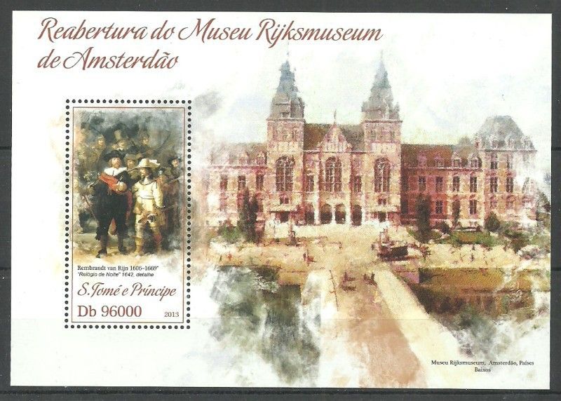 Znaczek Wyspy Św. Tomasza i Książęca 2013 Mi bl 907 Czyste **