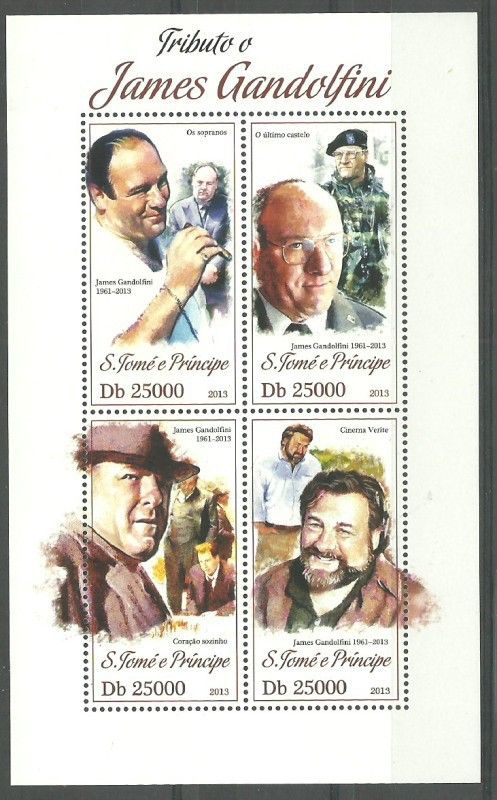 Znaczek Wyspy Św. Tomasza i Książęca 2013 Mi ark 5341-5344 Czyste **