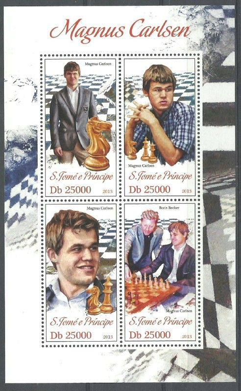 Znaczek Wyspy Św. Tomasza i Książęca 2013 Mi ark 5351-5354 Czyste **