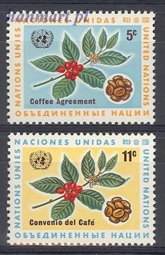 Znaczek Narody Zjednoczone Nowy Jork 1966 Mi 168-169 Czyste **