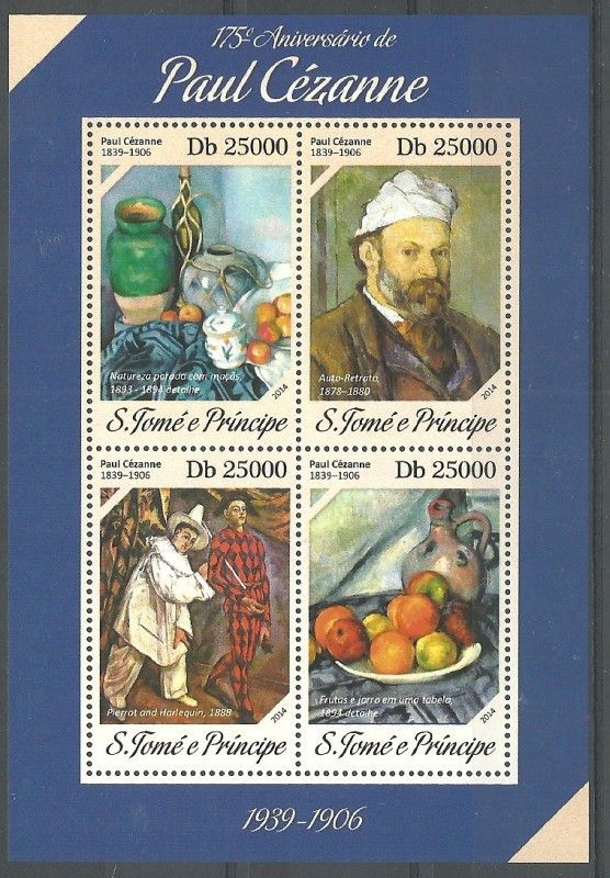 Znaczek Wyspy Św. Tomasza i Książęca 2014 Mi ark 5474-5477 Czyste **