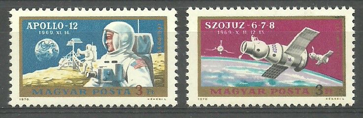 Znaczek Węgry 1970 Mi 2575-1576 Czyste **