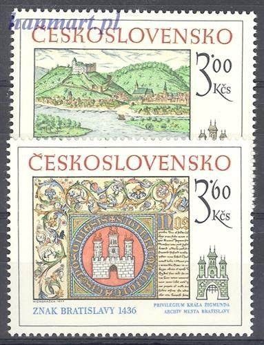 Znaczek Czechosłowacja 1977 Mi 2418-2419 Czyste **