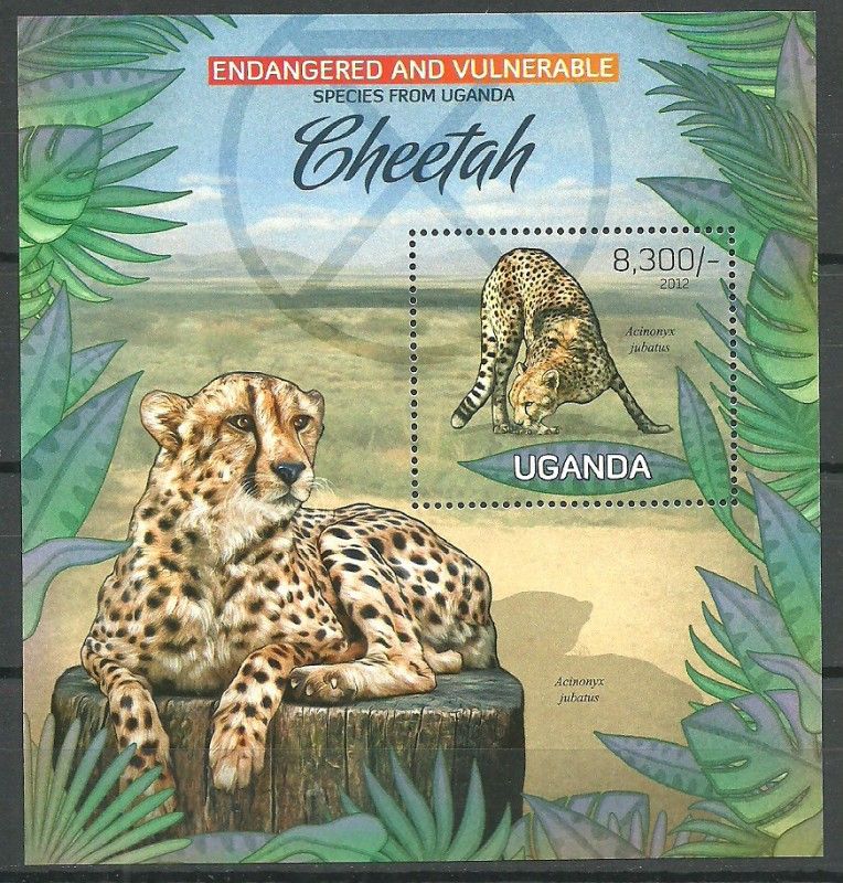 Znaczek Uganda 2012 Mi bl 410 Czyste **