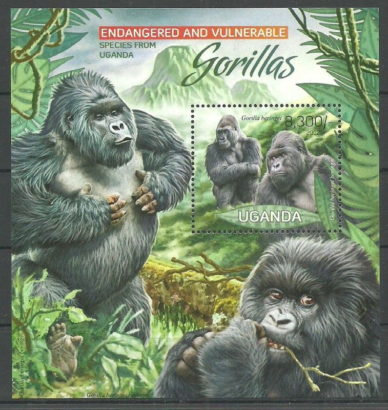 Znaczek Uganda 2012 Mi bl 411 Czyste **