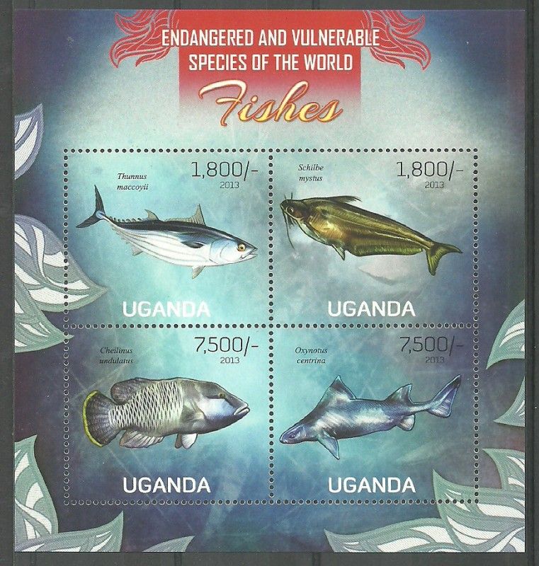 Znaczek Uganda 2013 Mi ark 3020-3023 Czyste **