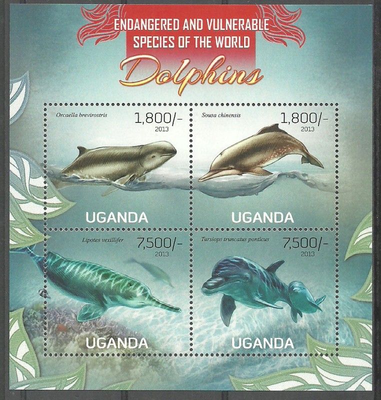 Znaczek Uganda 2013 Mi ark 3030-3033 Czyste **
