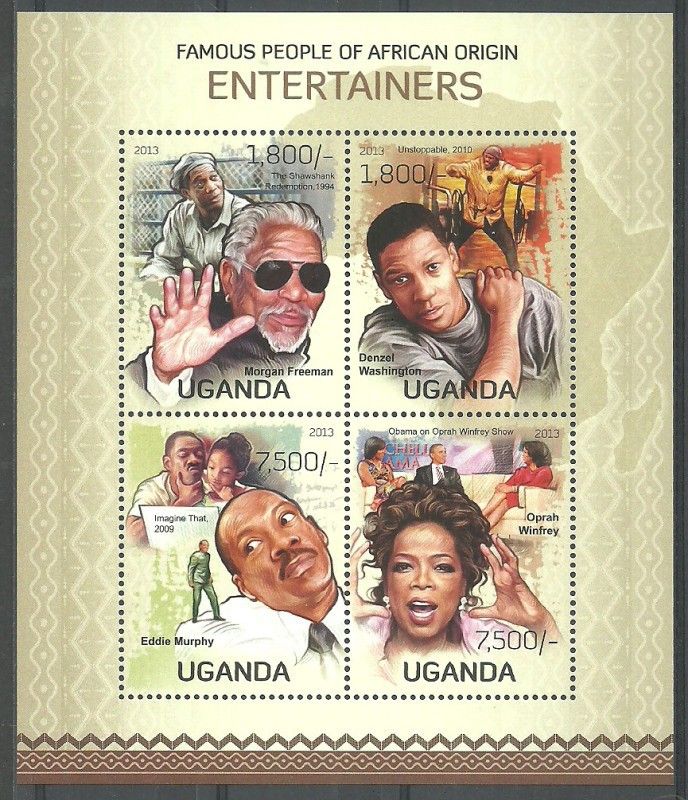 Znaczek Uganda 2013 Mi ark 3100-3103 Czyste **