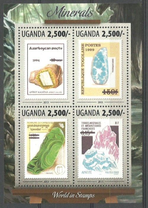 Znaczek Uganda 2013 Mi ark 3119-3122 Czyste **