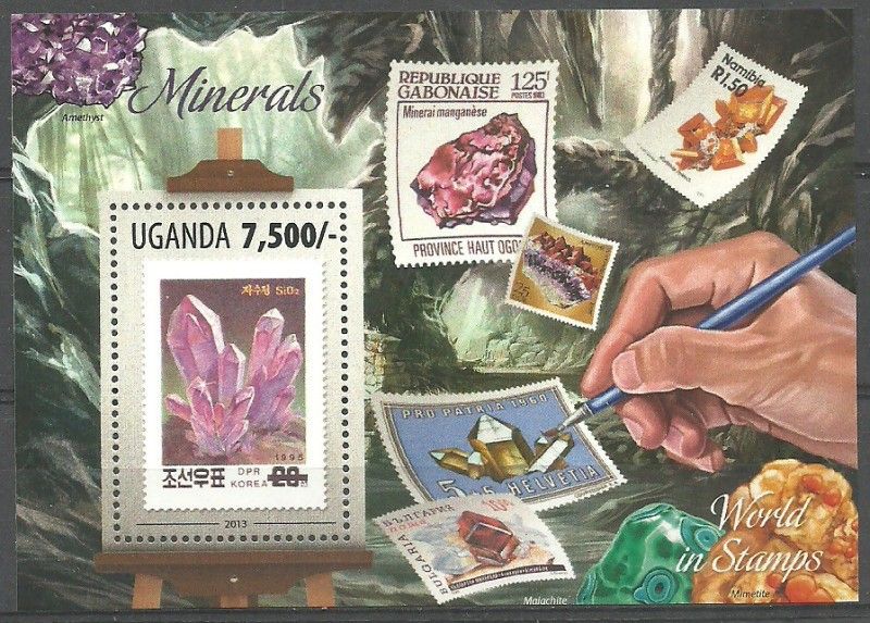 Znaczek Uganda 2013 Mi bl 436 Czyste **